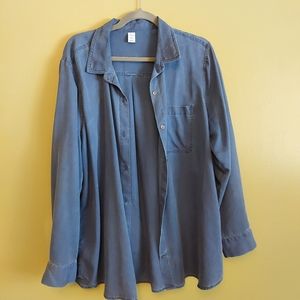 Old Navy Chambray Button Up